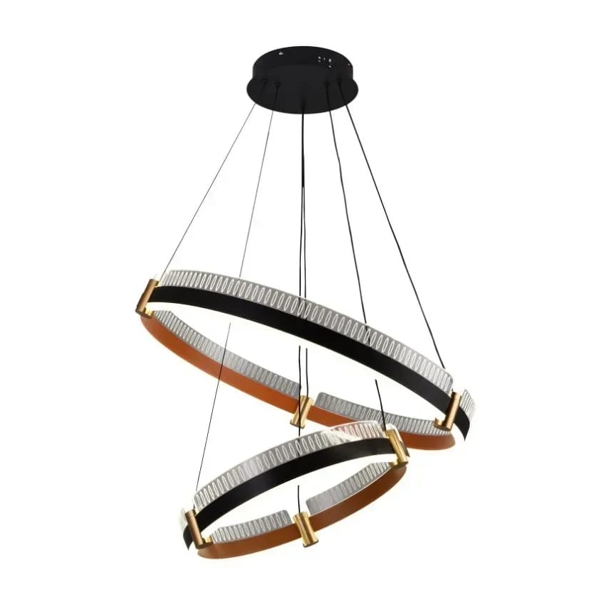 LED Prigušivi luster na sajli LED/140W/230V 3000-6500K pr. 60 cm + Daljinski upravljač