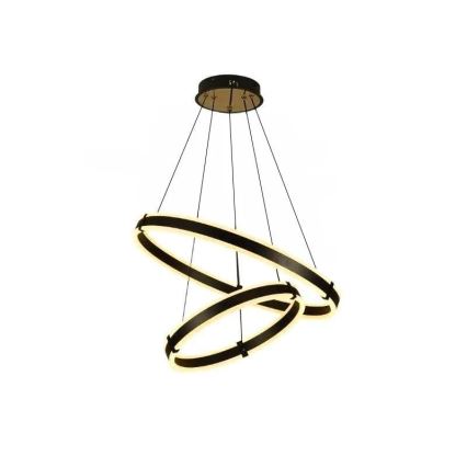 LED Prigušivi luster na sajli LED/140W/230V 3000-6500K + Daljinski upravljač
