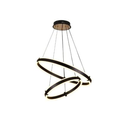 LED Prigušivi luster na sajli LED/140W/230V 3000-6500K + Daljinski upravljač