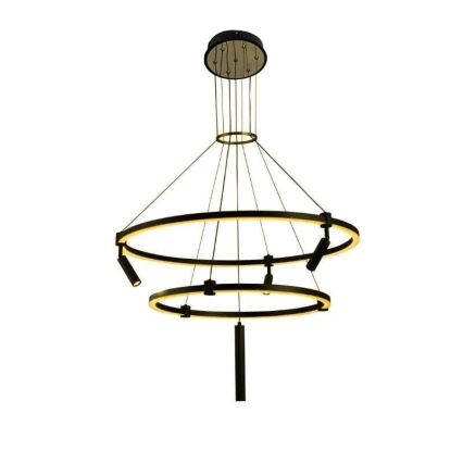 LED Prigušivi luster na sajli LED/140W/230V 3000-6500K + Daljinski upravljač