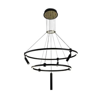 LED Prigušivi luster na sajli LED/140W/230V 3000-6500K + Daljinski upravljač