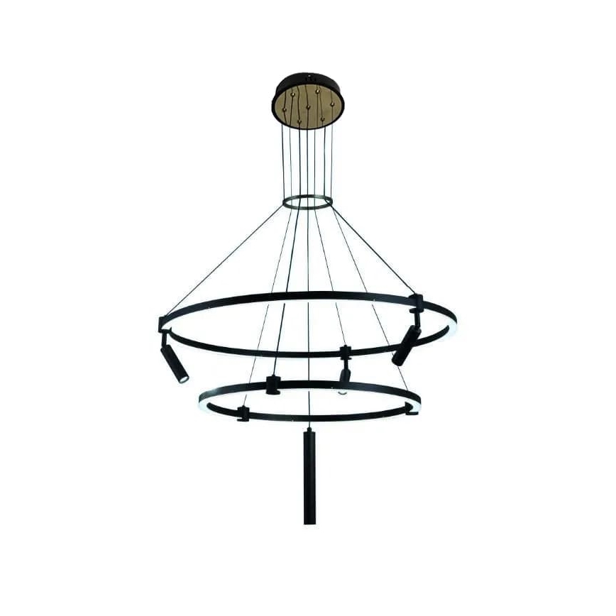 LED Prigušivi luster na sajli LED/140W/230V 3000-6500K + Daljinski upravljač