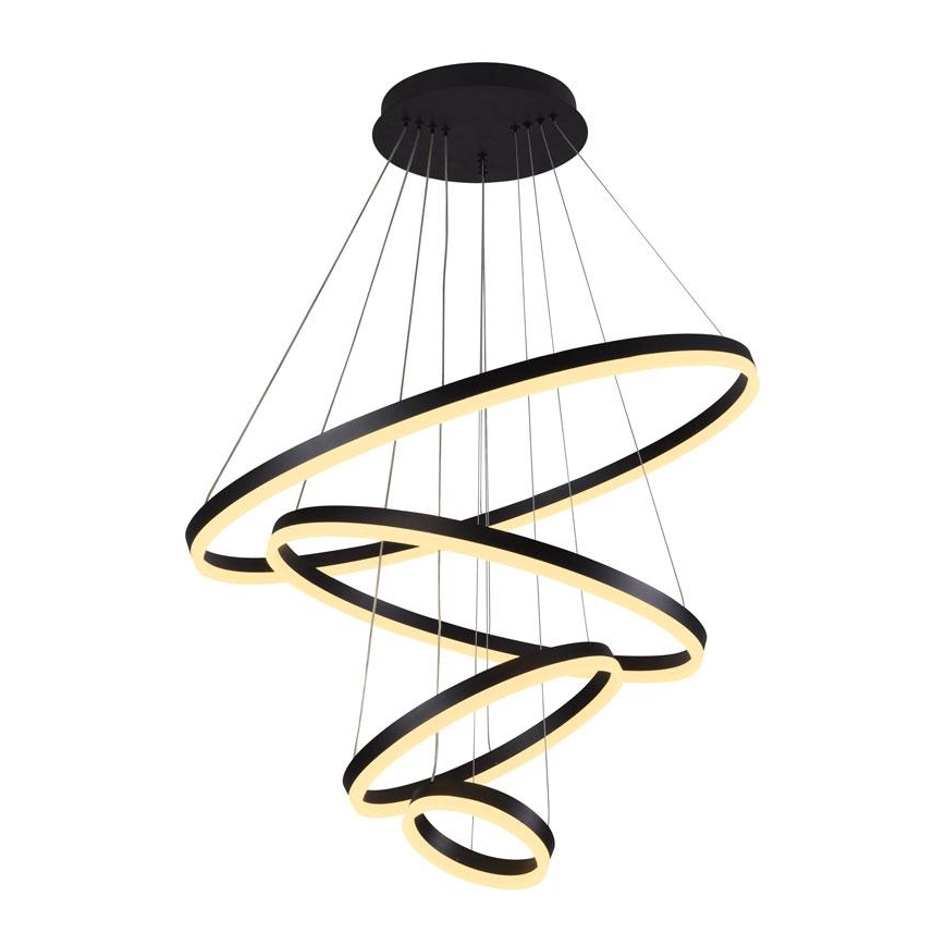 LED Prigušivi luster na sajli LED/165W/230V 3000-6500K pr. 80 cm + Daljinski upravljač