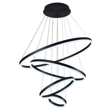 LED Prigušivi luster na sajli LED/165W/230V 3000-6500K pr. 80 cm + Daljinski upravljač