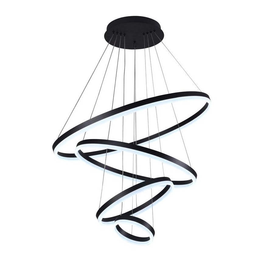 LED Prigušivi luster na sajli LED/165W/230V 3000-6500K pr. 80 cm + Daljinski upravljač