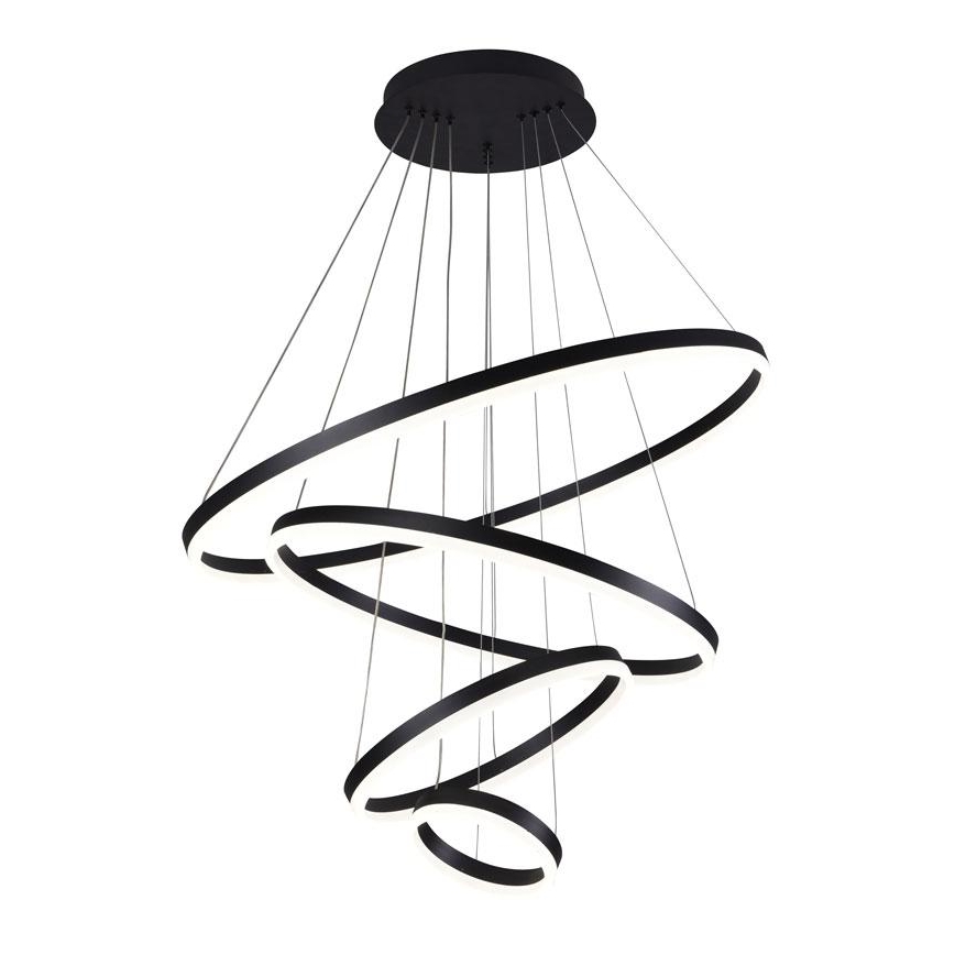 LED Prigušivi luster na sajli LED/165W/230V 3000-6500K pr. 80 cm + Daljinski upravljač