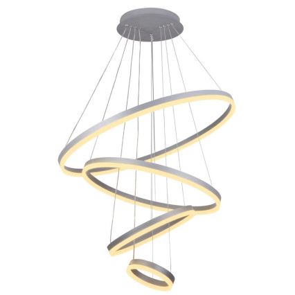 LED Prigušivi luster na sajli LED/165W/230V 3000-6500K pr. 80 cm + Daljinski upravljač