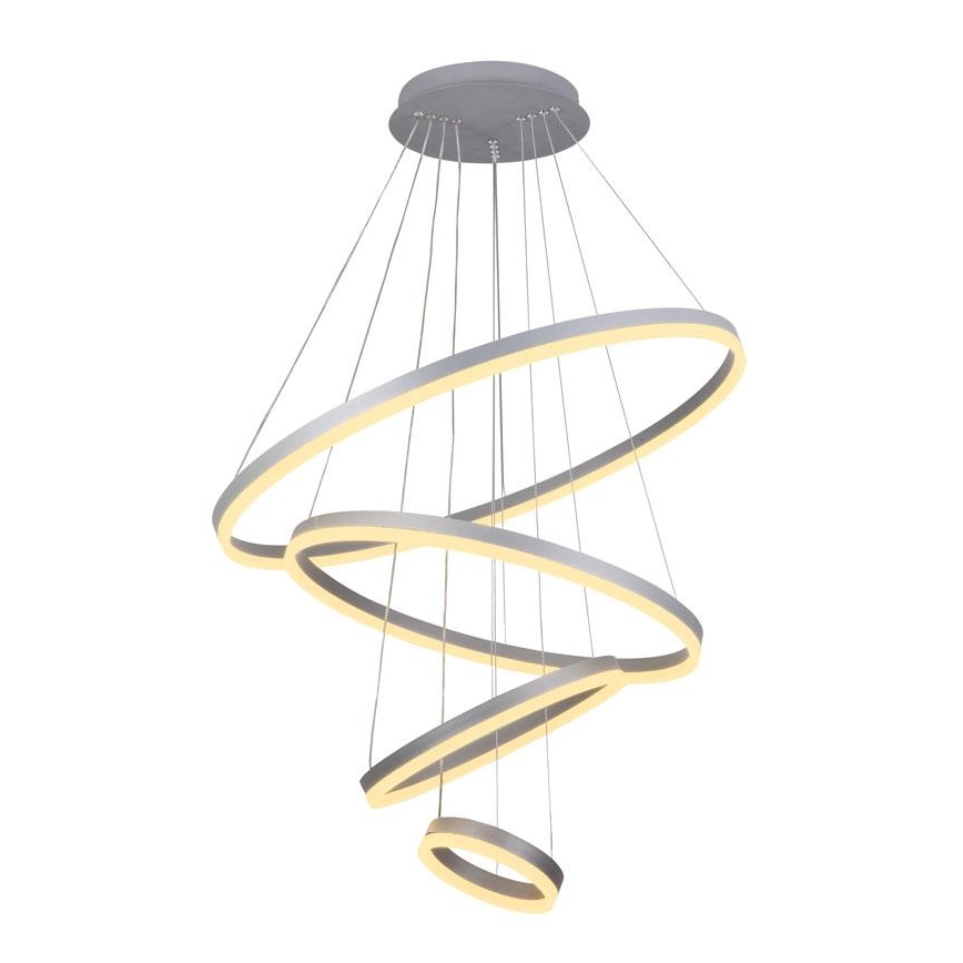 LED Prigušivi luster na sajli LED/165W/230V 3000-6500K pr. 80 cm + Daljinski upravljač