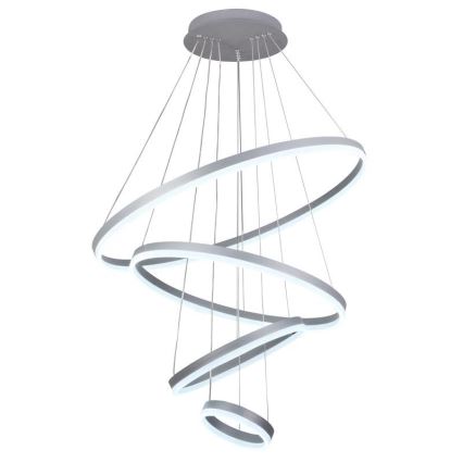 LED Prigušivi luster na sajli LED/165W/230V 3000-6500K pr. 80 cm + Daljinski upravljač