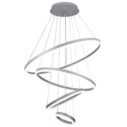 LED Prigušivi luster na sajli LED/165W/230V 3000-6500K pr. 80 cm + Daljinski upravljač