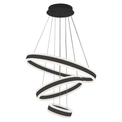 LED Prigušivi luster na sajli LED/165W/230V 3000-6500K pr. 60 cm + Daljinski upravljač