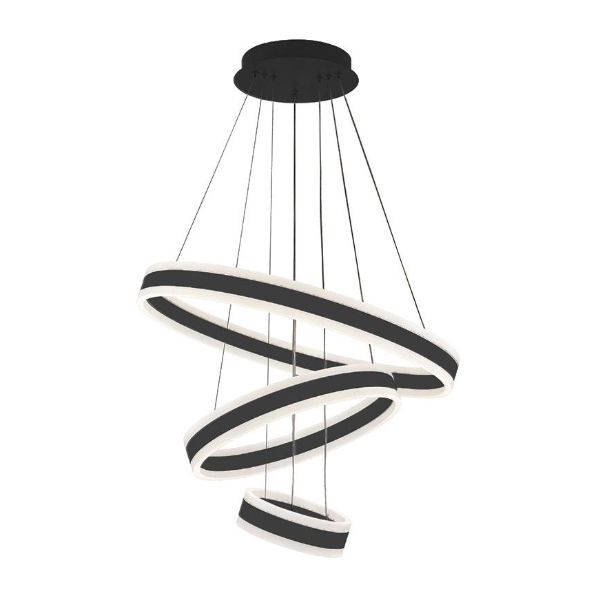 LED Prigušivi luster na sajli LED/165W/230V 3000-6500K pr. 60 cm + Daljinski upravljač