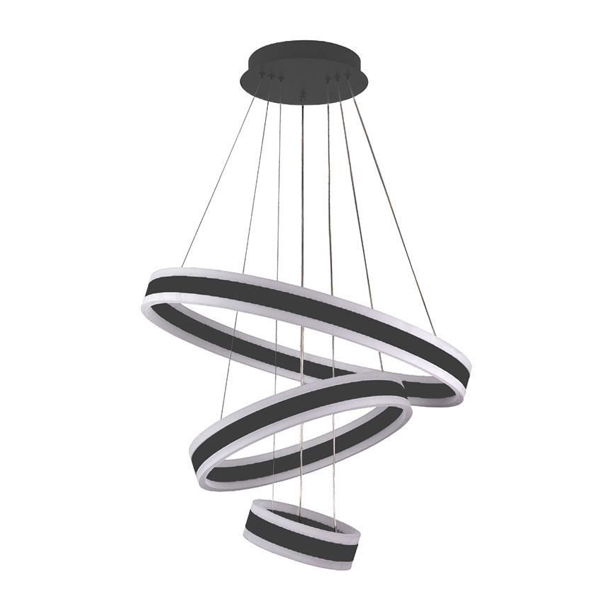 LED Prigušivi luster na sajli LED/165W/230V 3000-6500K pr. 60 cm + Daljinski upravljač