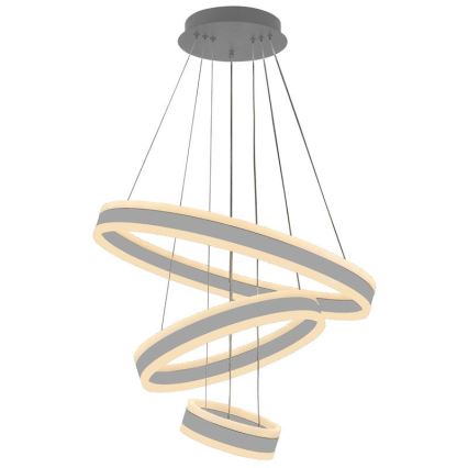 LED Prigušivi luster na sajli LED/165W/230V 3000-6500K pr. 60 cm + Daljinski upravljač