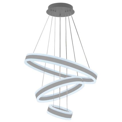 LED Prigušivi luster na sajli LED/165W/230V 3000-6500K pr. 60 cm + Daljinski upravljač