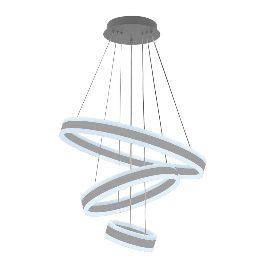 LED Prigušivi luster na sajli LED/165W/230V 3000-6500K pr. 60 cm + Daljinski upravljač