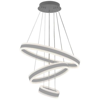 LED Prigušivi luster na sajli LED/165W/230V 3000-6500K pr. 60 cm + Daljinski upravljač