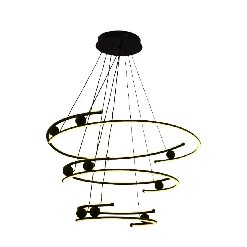 LED Prigušivi luster na sajli LED/170W/230V 3000-6500K + Daljinski upravljač