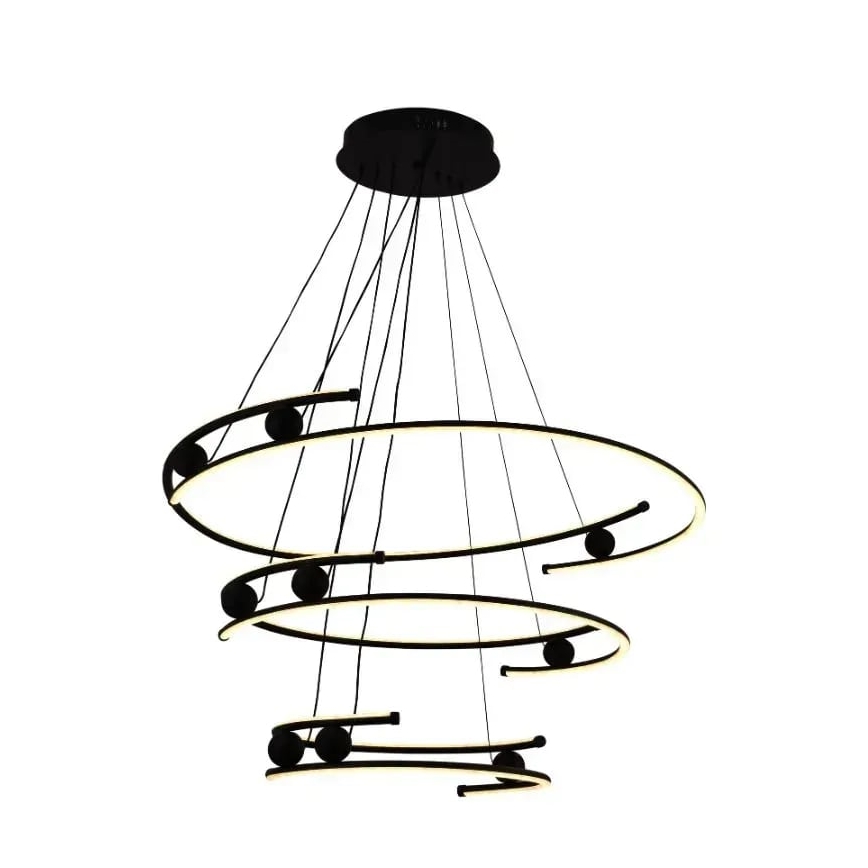 LED Prigušivi luster na sajli LED/170W/230V 3000-6500K + Daljinski upravljač
