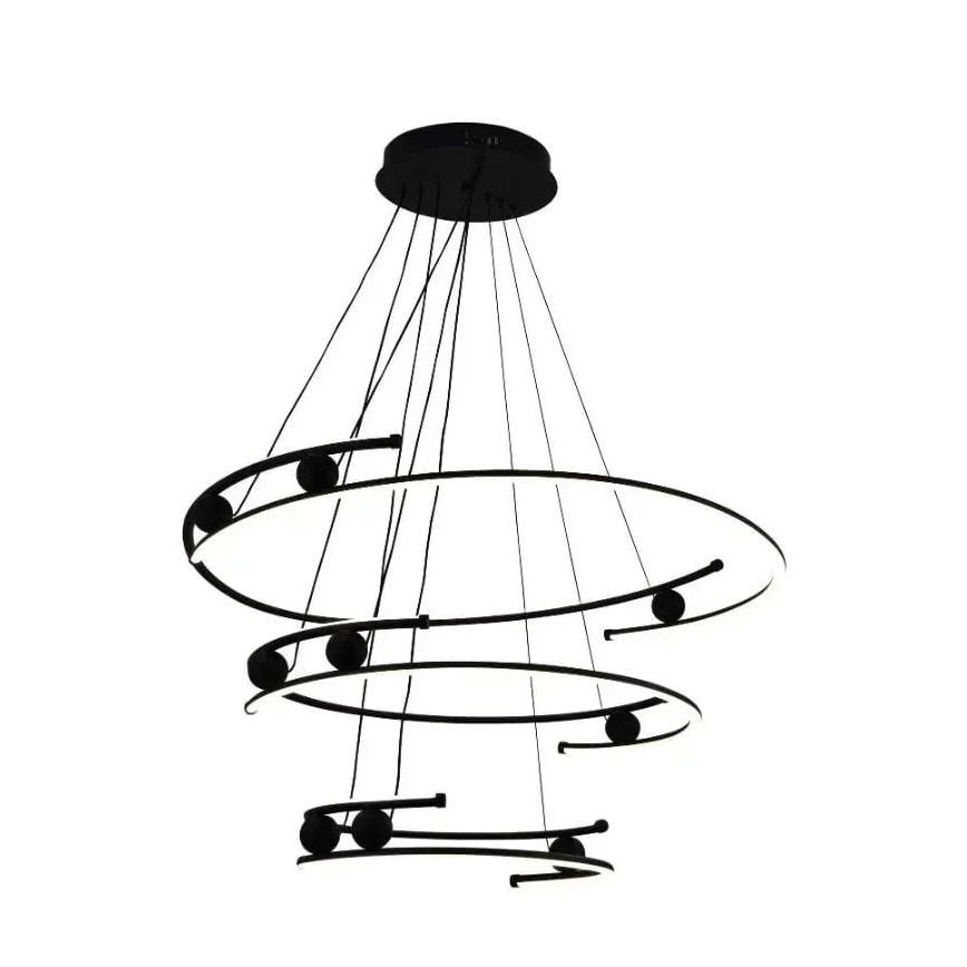 LED Prigušivi luster na sajli LED/170W/230V 3000-6500K + Daljinski upravljač