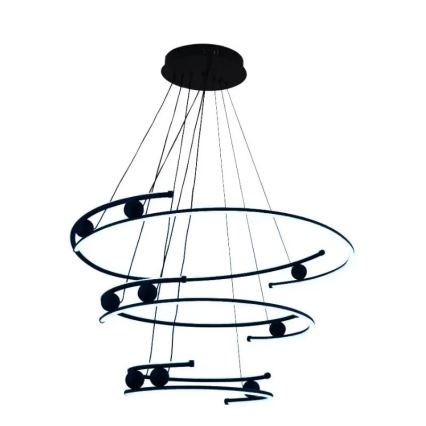 LED Prigušivi luster na sajli LED/170W/230V 3000-6500K + Daljinski upravljač