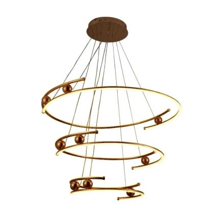 LED Prigušivi luster na sajli LED/170W/230V 3000-6500K + Daljinski upravljač