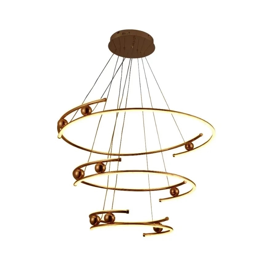 LED Prigušivi luster na sajli LED/170W/230V 3000-6500K + Daljinski upravljač