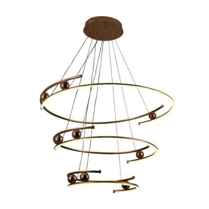 LED Prigušivi luster na sajli LED/170W/230V 3000-6500K + Daljinski upravljač