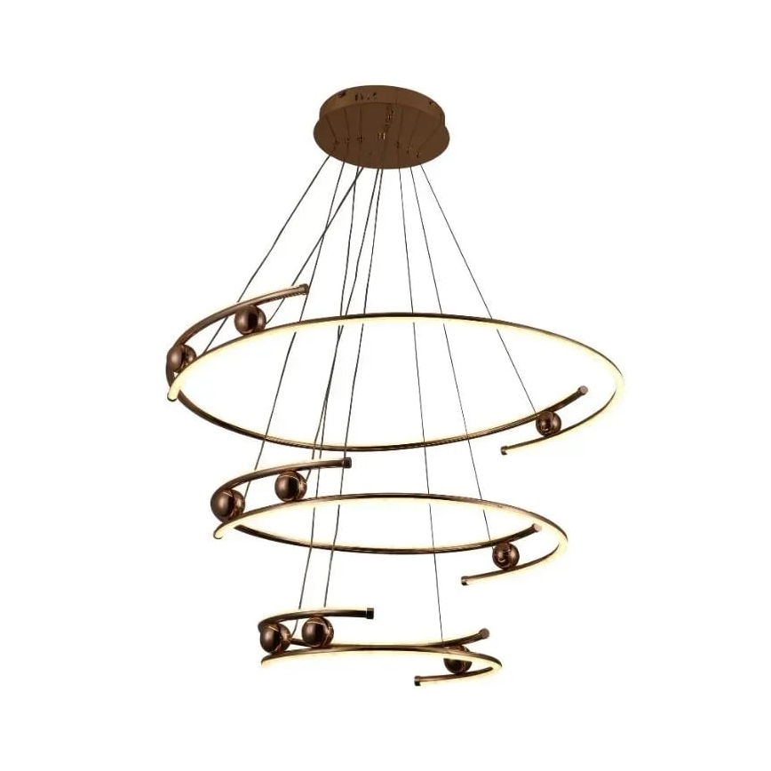 LED Prigušivi luster na sajli LED/170W/230V 3000-6500K + Daljinski upravljač