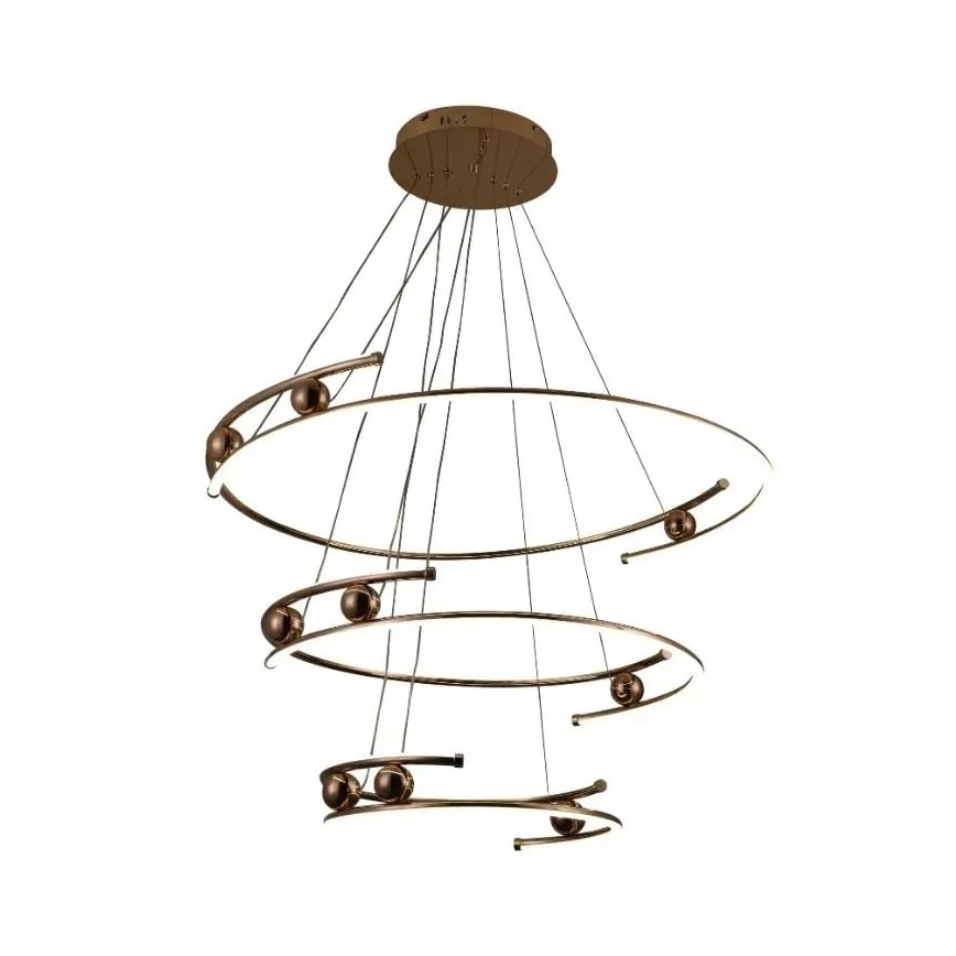 LED Prigušivi luster na sajli LED/170W/230V 3000-6500K + Daljinski upravljač