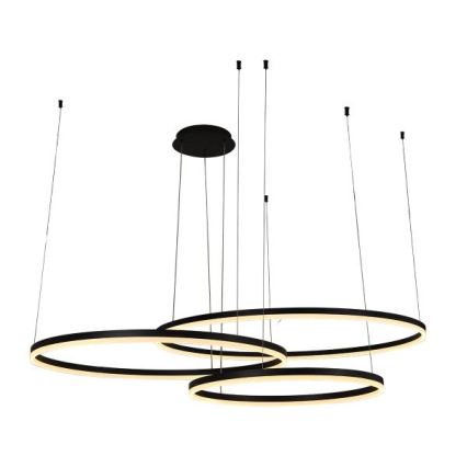 LED Prigušivi luster na sajli LED/170W/230V 3000-6500K pr. 100 cm + Daljinski upravljač