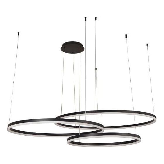 LED Prigušivi luster na sajli LED/170W/230V 3000-6500K pr. 100 cm + Daljinski upravljač