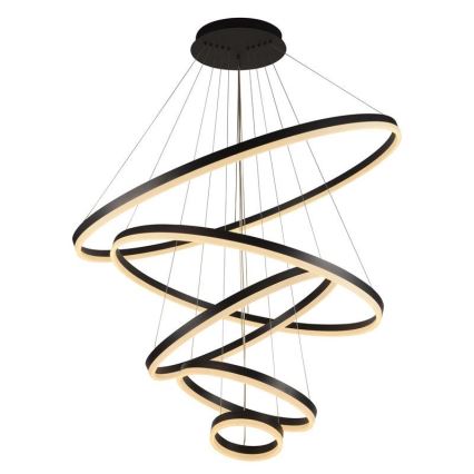 LED Prigušivi luster na sajli LED/210W/230V 3000-6500K pr. 100 cm + Daljinski upravljač