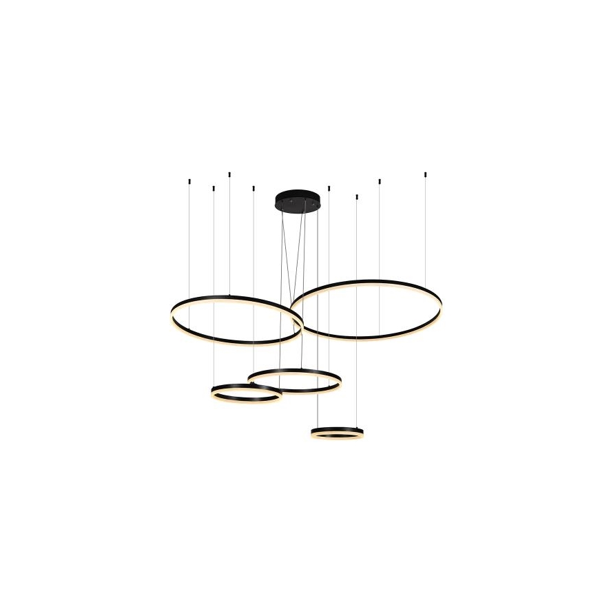 LED Prigušivi luster na sajli LED/220W/230V 3000-6500K pr. 100 cm + Daljinski upravljač