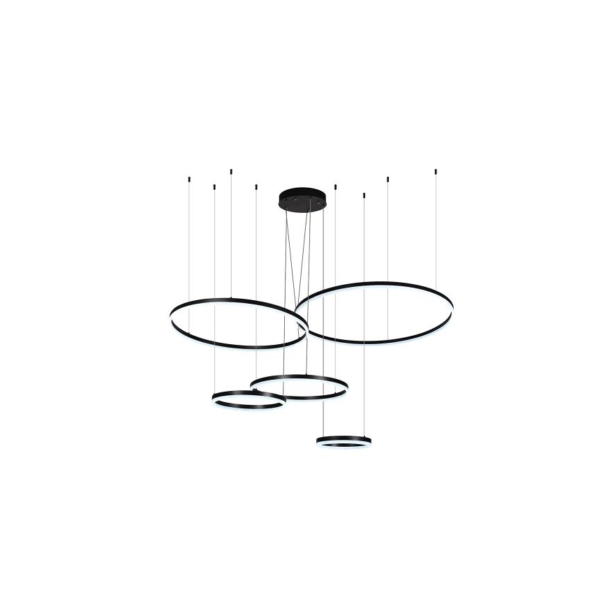 LED Prigušivi luster na sajli LED/220W/230V 3000-6500K pr. 100 cm + Daljinski upravljač