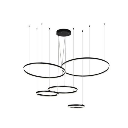 LED Prigušivi luster na sajli LED/220W/230V 3000-6500K pr. 100 cm + Daljinski upravljač