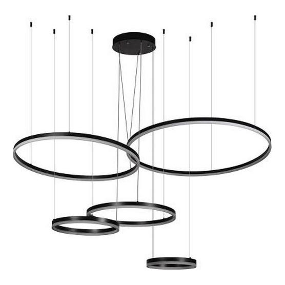 LED Prigušivi luster na sajli LED/220W/230V 3000-6500K pr. 100 cm + Daljinski upravljač
