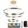 LED Prigušivi luster na sajli LED/220W/230V 3000-6500K pr. 80 cm + Daljinski upravljač