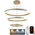 LED Prigušivi luster na sajli LED/220W/230V 3000-6500K pr. 80 cm + Daljinski upravljač