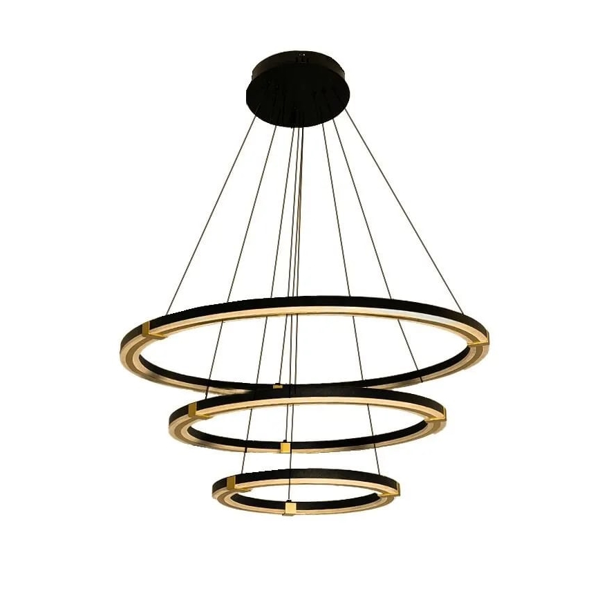 LED Prigušivi luster na sajli LED/235W/230V 3000-6500K pr. 80 cm + Daljinski upravljač