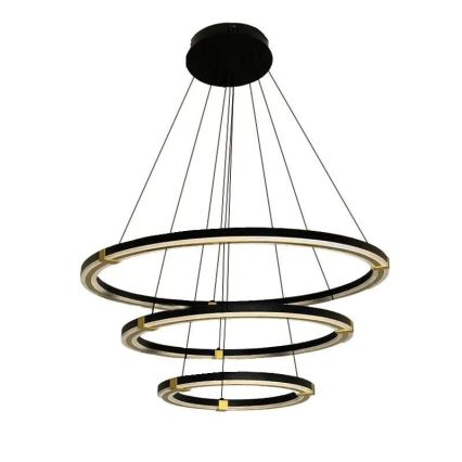 LED Prigušivi luster na sajli LED/235W/230V 3000-6500K pr. 80 cm + Daljinski upravljač