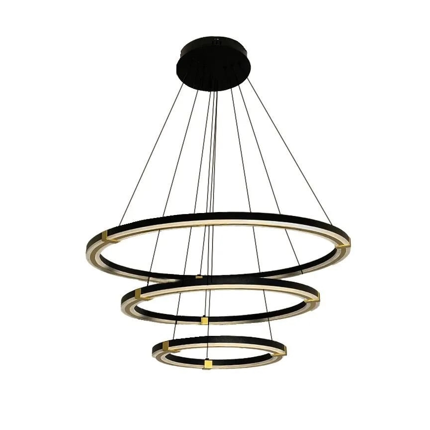 LED Prigušivi luster na sajli LED/235W/230V 3000-6500K pr. 80 cm + Daljinski upravljač