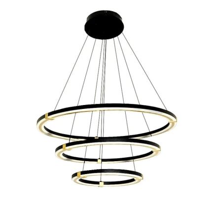 LED Prigušivi luster na sajli LED/235W/230V 3000-6500K pr. 80 cm + Daljinski upravljač