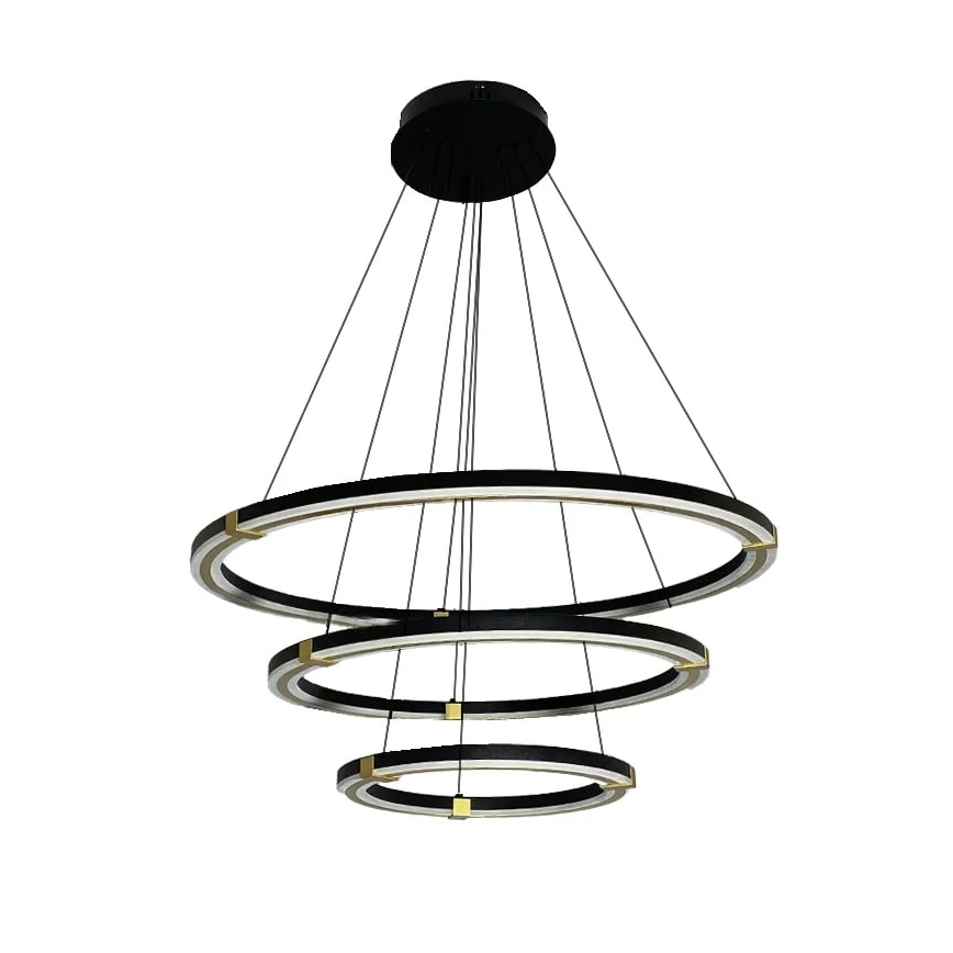 LED Prigušivi luster na sajli LED/235W/230V 3000-6500K pr. 80 cm + Daljinski upravljač