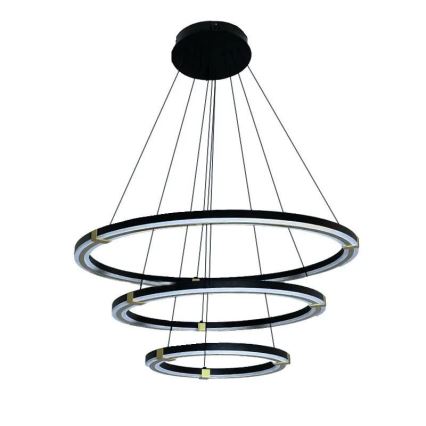 LED Prigušivi luster na sajli LED/235W/230V 3000-6500K pr. 80 cm + Daljinski upravljač
