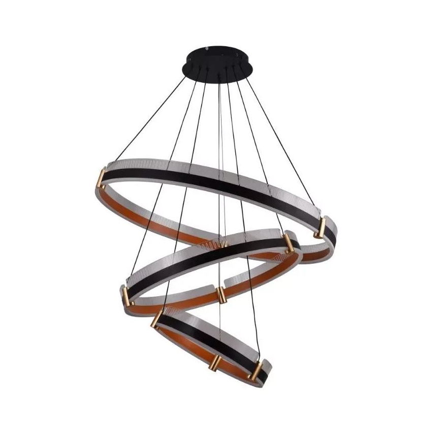LED Prigušivi luster na sajli LED/240W/230V 3000-6500K + Daljinski upravljač