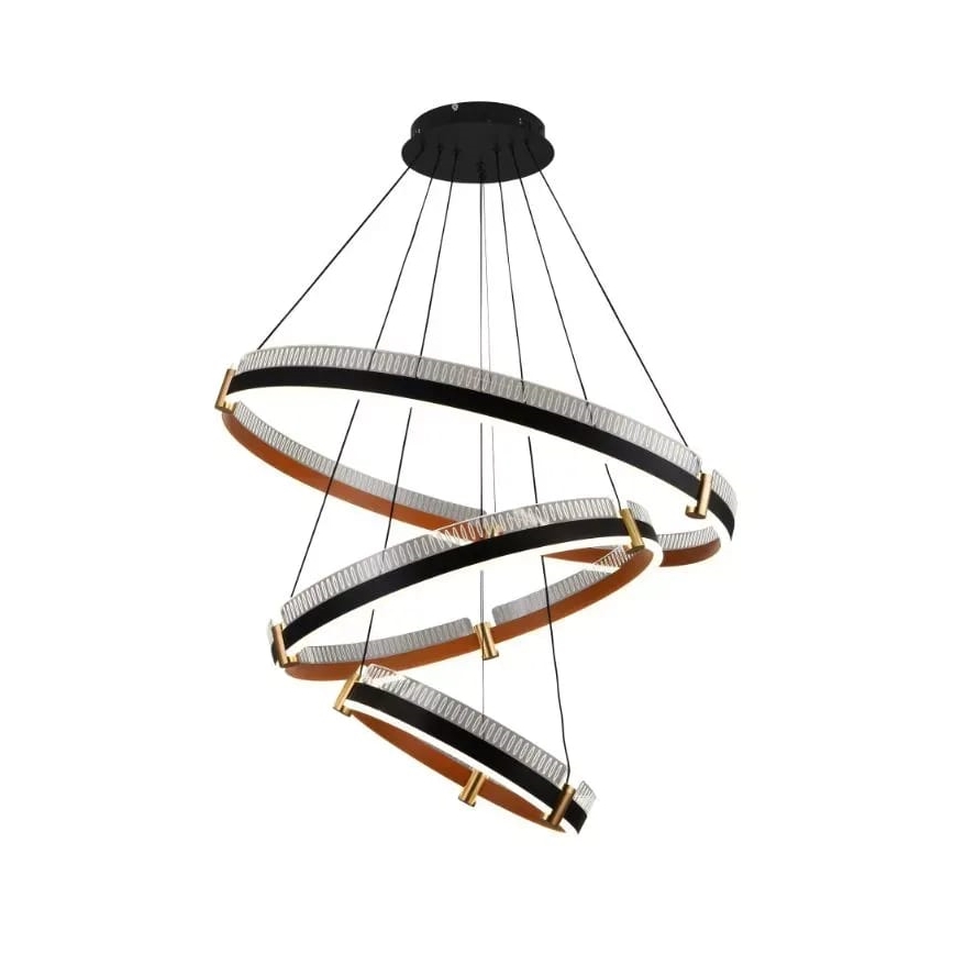LED Prigušivi luster na sajli LED/240W/230V 3000-6500K + Daljinski upravljač