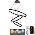LED Prigušivi luster na sajli LED/250W/230V 3000-6500K + Daljinski upravljač
