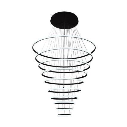 LED Prigušivi luster na sajli LED/365W/230V 3000-6500K pr. 100 cm + Daljinski upravljač