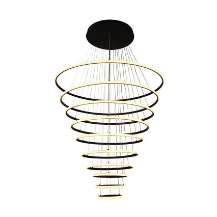 LED Prigušivi luster na sajli LED/365W/230V 3000-6500K pr. 100 cm + Daljinski upravljač